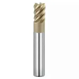Dolphin 5mm HSS 6 Flute Tin Coated End Mill-picture-30