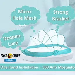 miss & chief Portable Baby Mosquito Net|Anti-Bug Crib Net Foldable Bottomless Baby Crib Net Nylon Washable Infants Mosquito Net image 3