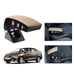 Kozdiko Beige Chrome Finish Car Armrest for Hyundai Verna-picture-12