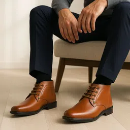 kraasa Long OfficeWear Corporate Casuals For Men-picture-14