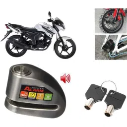 Auto Pearl Steel Black Alarm Disc Brake Lock, Lock_841-picture-24