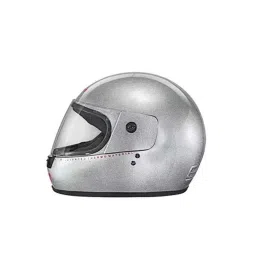 Studds Bravo Plastic Silver Grey Full Face Helmet, Size: Medium-picture-12