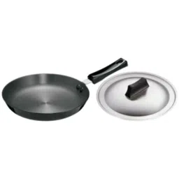 Hawkins Futura 25cm Induction Friendly Hard Anodized Fry Pan with Lid, IAF 25S (Pack of 2)-picture-41