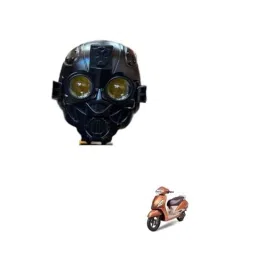 Kozdiko 55W Yellow &a; White 4 Pattern Bumble Bee Face Transformers Fog Light for TVS Jupiter, gf5eoencu111-picture-31