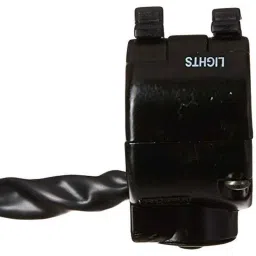 Uno Minda LHS Handle Bar Switch with Choke, 2 Wire Coupler &a; 1 Bullet for Bajaj Boxer CT K-Tec, SW-0719S image 2