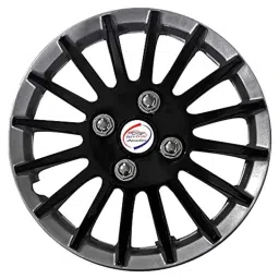 Auto Pearl 4 Pcs 15 inch ABS Black &a; Silver Car Wheel Cover Set for Maruti Suzuki Ciaz image 4