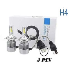 AOW C6 H4 LED Headlight Bulbs All in One Compact Design 36W/3800LM LED Headlight Conversion Kit -Pack of 2 for Extremely Bright White Light Universal for All Bikes T-71-picture-13