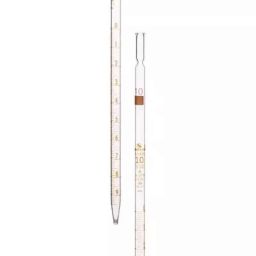 Supertek 5ml Borosilicate Glass 3.3 Class-A Transparent Graduated Serological Pipette with Calibration Certificate, 77.303.0005 (Pack of 10)-picture-9