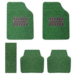 AllExtreme Exmsf04 Front Rear Car Floor Mat 18Mm For Universal Cars Anti Slip All Weather Heavy Duty Vehicle Carpet (Set Of 5, green)-picture-17