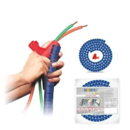 Noveau Safe-T-1ST 28mm 1.5mm Virgin HDPE Blue Cable Zipper, NSFZ28BU0105 (Pack of 2)-picture-36