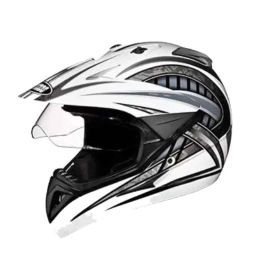 Studds N4 Expanded Polystyrene White Off Road Full Face Off Road-Full Face Helmet, Size: Medium-picture-5