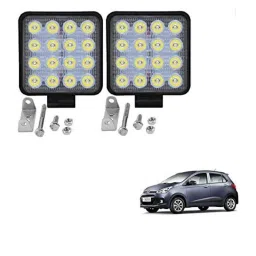 Kozdiko 2 Pcs 48W 16 LED White Bright Beam Square Fog Light Set for Hyundai Grand i10, koz_92544-picture-25