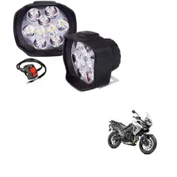 Kozdiko 2 Pcs Sheen 15W 9 LED 6000k Transformer Bumble Bee Style LED Fog Light Set for Triumph Tiger 800 XR, koz_81296-picture-43