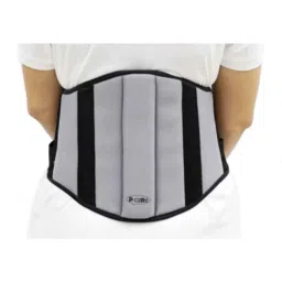 p care P+caRe Grey &a; Black Lumbo Sacral Support Belt, A1019, Size: XL-picture-30