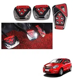 Kozdiko 3 Pcs Red Non-Slip Manual Car Pedals Cover Set for Chevrolet Sail UVA-picture-27