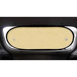 Auto Pearl Mesh Beige Rear Window Sunshade Car Curtain for Mahindra TUV300 image 3