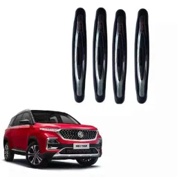 Spreadx Plastic Car Compact Black Colour Elegant Door Guard Protection Universal Type for Mg Hector Set Of 4 Pcs, SPR-VF2DIS-picture-28