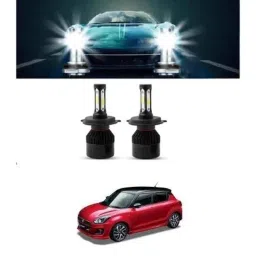 Trigcars 2 Pcs 75W High Power Water Proof Car LED Headlight Bulb Set for Maruti Swift 2007, TRIG72WATTS0156-picture-41