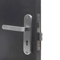 Homexpert LB-303 8 inch Stainless Steel Silver Round KY Plate Mortise Door Lock Set-picture-43