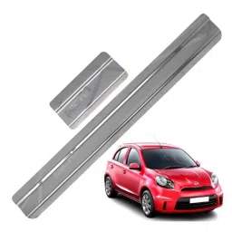 Galio GFS-065 4 Pcs Non-LED Stainless Steel Footstep Door Sill Plate Set for Nissan Micra 2012-picture-17