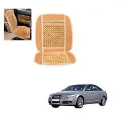 Kozdiko Wooden Bead Seat with Beige Velvet Border for Audi A6-picture-48