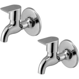 IRIS Waterfall Brass Chrome Finish Bib Cock (Pack of 2)-picture-3