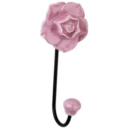 Screwtight C181902PINK-12 140mm Ceramic Pink Multipurpose Rose Floral Hook (Pack of 12)-picture-10