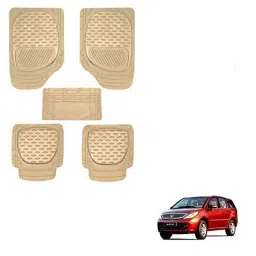 Kozdiko 6255 5 Pcs Rubber &a; PVC Beige Car Foot Mat Set for Tata Evision-picture-34