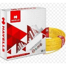 havells HavellsLife Guard WHFFFNYF11X5 FR-LSH PVC Insulated Flexible Cable Single Core 1.5 Sq. mm 200m - Yellow-picture-35
