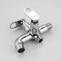 Spazio Mirage Brass Chrome Finish 2 Way Angle Valve Jet Spray and Health Faucet image 3