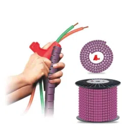Noveau Safe-T-1ST 16mm 10m Virgin HDPE Metallic Violet Cable Zipper, NSFZ16MV0010-picture-24