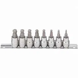 Westward 3/8x3/8 inch Steel Socket Bit Set, 54TM57-picture-16
