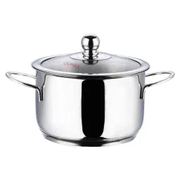 Vinod 2 Pcs Stainless Steel Tuscany Cookware Set with Glass Lid, TC2 image 5