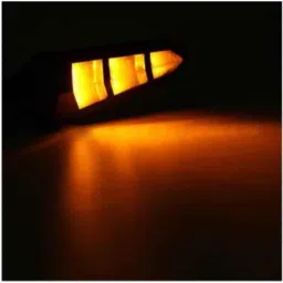 JBRIDERZ 4 Pcs Bike KTM Smoke Style Sleek Amber LED Indicator Set for Hero Splendor Pro image 4