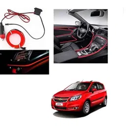 Kozdiko 12V Red Car Interior Decor Neon Strip Light for Chevrolet Sail Hatchback-picture-40