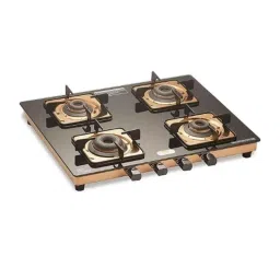 Urban Chef 4 Burner Rose Gold Manual Ignition Toughened Glass Gas Stove, Urban Chef-1360-image-15