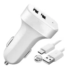 Kozdiko 5.1A 2 USB Fast Car Charger with C-Type Cable for Nissan Sunny-picture-48