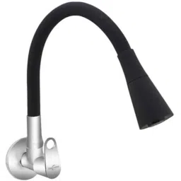 Neelkund Brass Black Chrome Finish Pillar Tap with 360 deg Flexible Silicon Hose &a; Dual Flow-picture-48