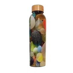 Healthchoice 1000ml Copper Crystal Design Printed Water Bottle (Pack of 3)-picture-24
