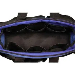 Pahal Polyester Heavy Duty Blue Tool Bag with 12 Pockets image 3