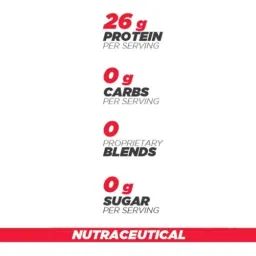 Big Muscles 0.9kg Rich Chocolate Zero Whey Protein image 2