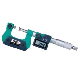 Insize Digital Spherical Anvil Tube Micrometer, Spherical Anvil, Spherical Spindle TIP, Range: 150-175 mm/6-7 inch, 3580-175A-picture-49