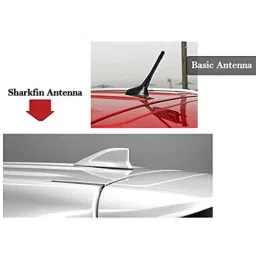 Auto Pearl ABS Silver Universal Replacement Shark Fin Car Roof Antenna For Renault Pulse image 5