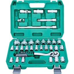 JPT 32 Pcs 1/2 inch Chrome Vanadium Steel Hex Spanner Socket Set-picture-25