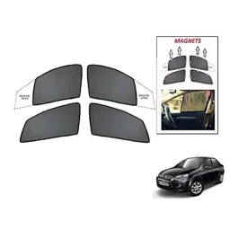 Kozdiko 4 Pcs Black Half Magnetic Car Sun Shade Set for Ford Fiesta Classic-picture-33