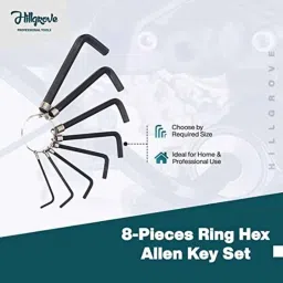 Hillgrove 550W 0.8 Litre Plastic DIY HVLP Paint Sprayer Gun with Gloves &a; 8 Pcs Ring Hex Allen Key, HGCM1272 image 3