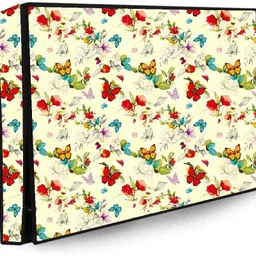 Wacky 32 Inch Led TV Cover Waterproof with Transparent Polyethene Layer for 32 inch Thomson, KODAK, Sony, Samsang, Mi Led TV Cover - Led-32-K-Butterfly-image-14