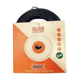 Polycab 1 Sqmm 300m Black 1 Core FRLS-H Multistrand PVC Insulated Unsheathed Industrial Cable-picture-26