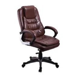 Divano Brown PU Leatherette Office Chair MI12-picture-26