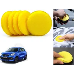 Auto Pearl Polyurethane Beige Washing &a; Waxing Polish Foam Sponge for Celerio 2021 (Pack of 5)-picture-24